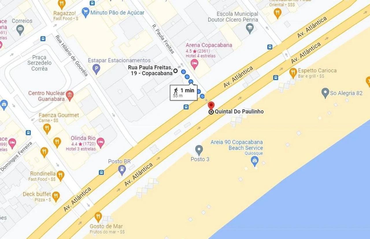 Pf21 - Apto A 1 Minuto Da Praia De Copacabana Rio de Janeiro Luaran gambar